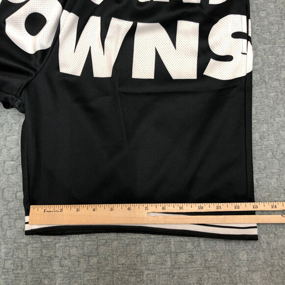 Cleveland Browns Shorts Mens Large Black White Mitchell & Ness NFL Football New - Picture 12 of 13